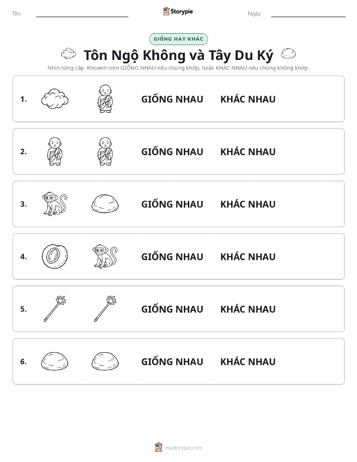 Giống Hay Khác