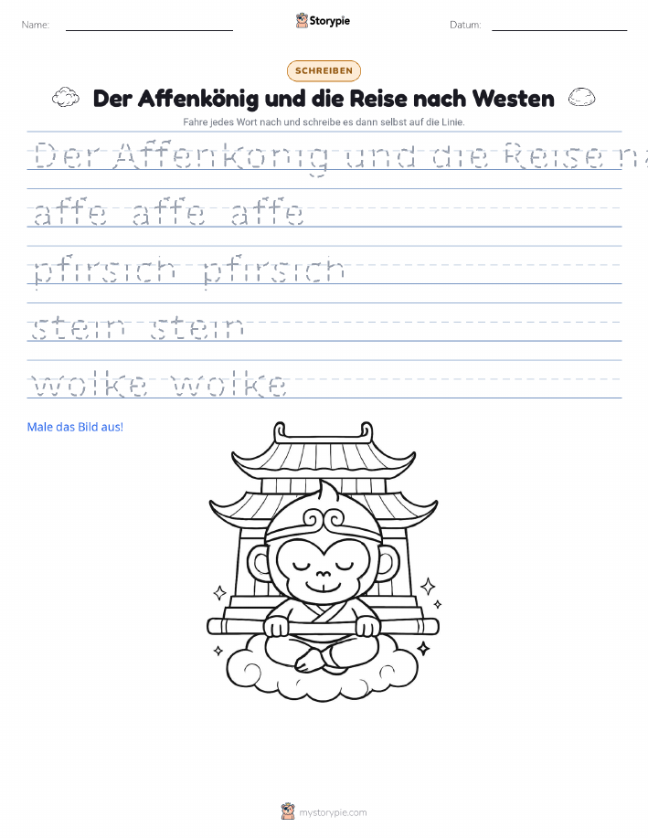 Schreibübung