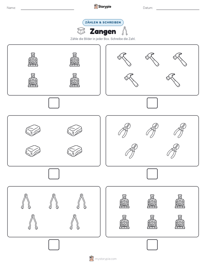 Zählen & Schreiben