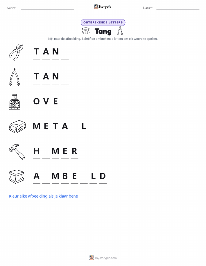 Ontbrekende Letters