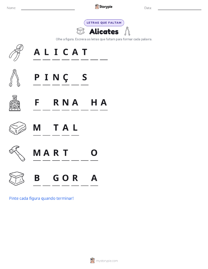 Letras Faltando