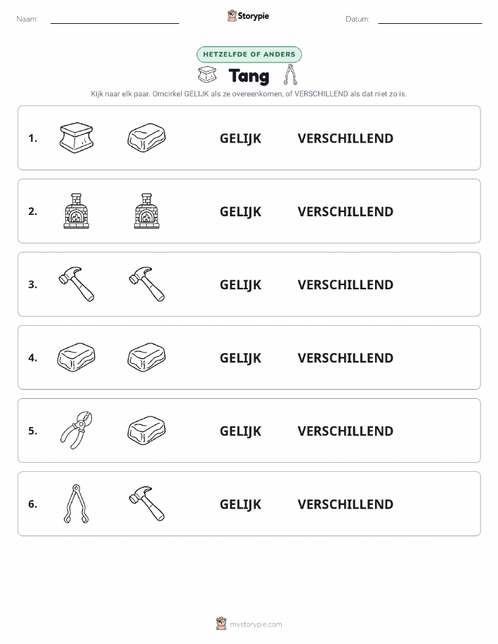 Zelfde of Verschillend
