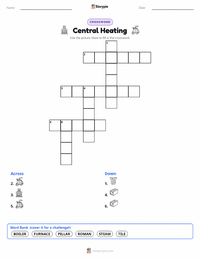 Central Heating printable worksheet preview