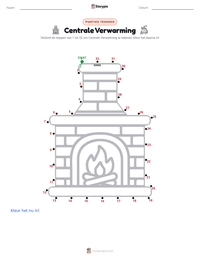 Centrale Verwarming afdrukbare werkblad voorbeeld