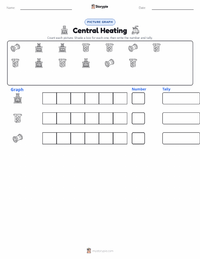 Central Heating printable worksheet preview