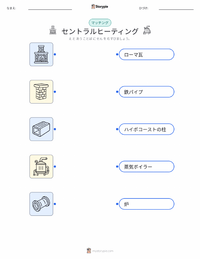 セントラルヒーティング の印刷可能ワークシートプレビュー