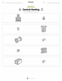 Central Heating printable worksheet preview