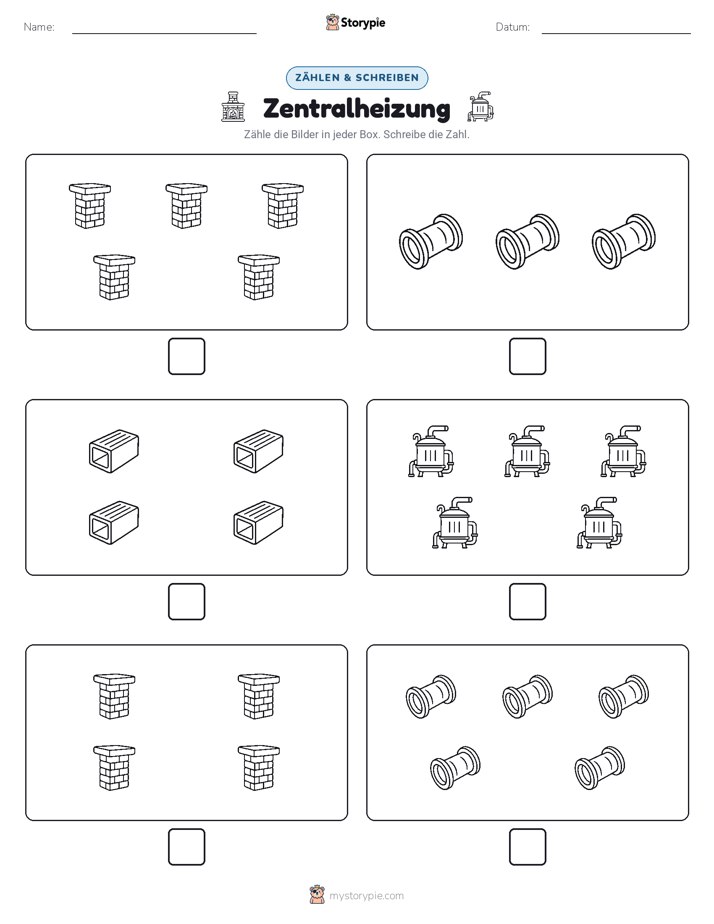 Zählen & Schreiben