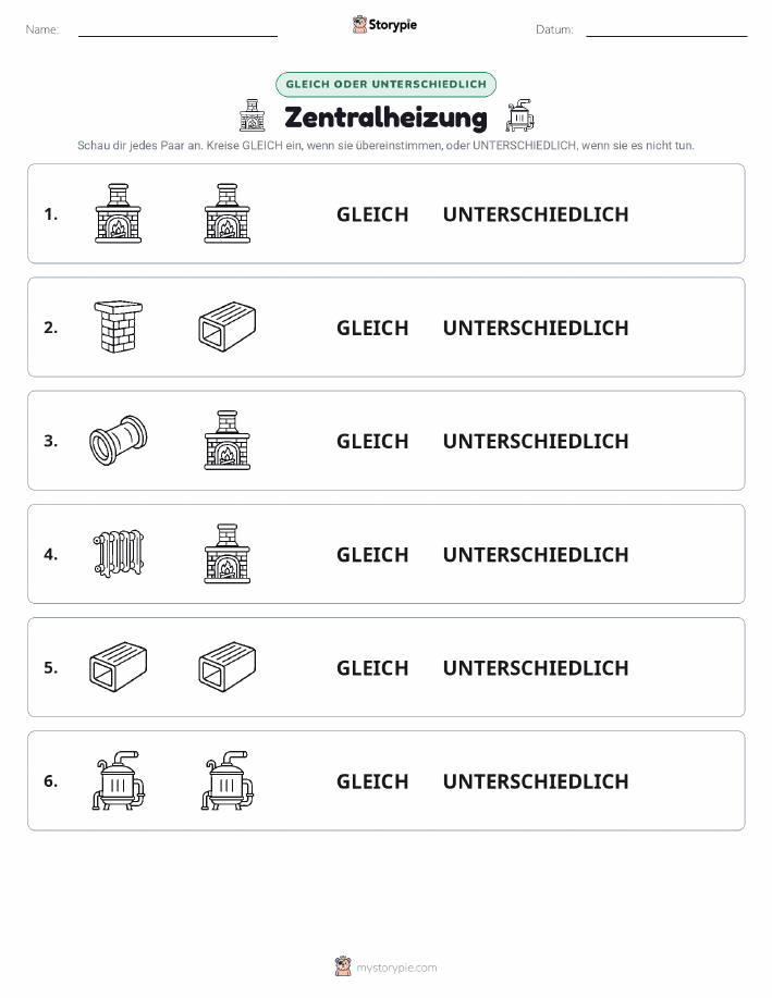 Gleich oder Anders