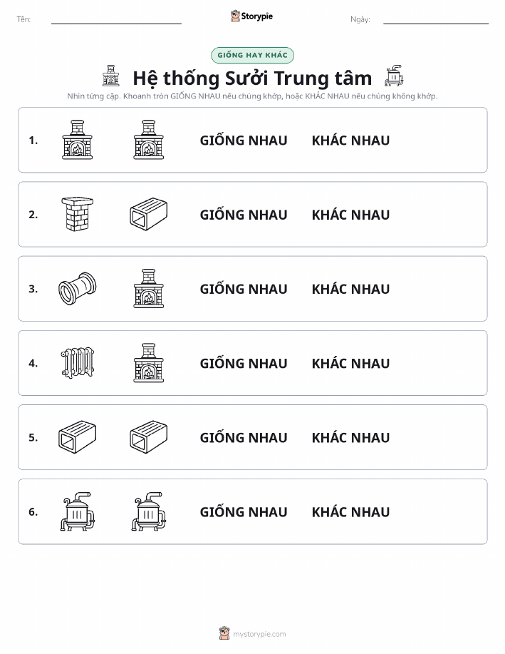Giống Hay Khác