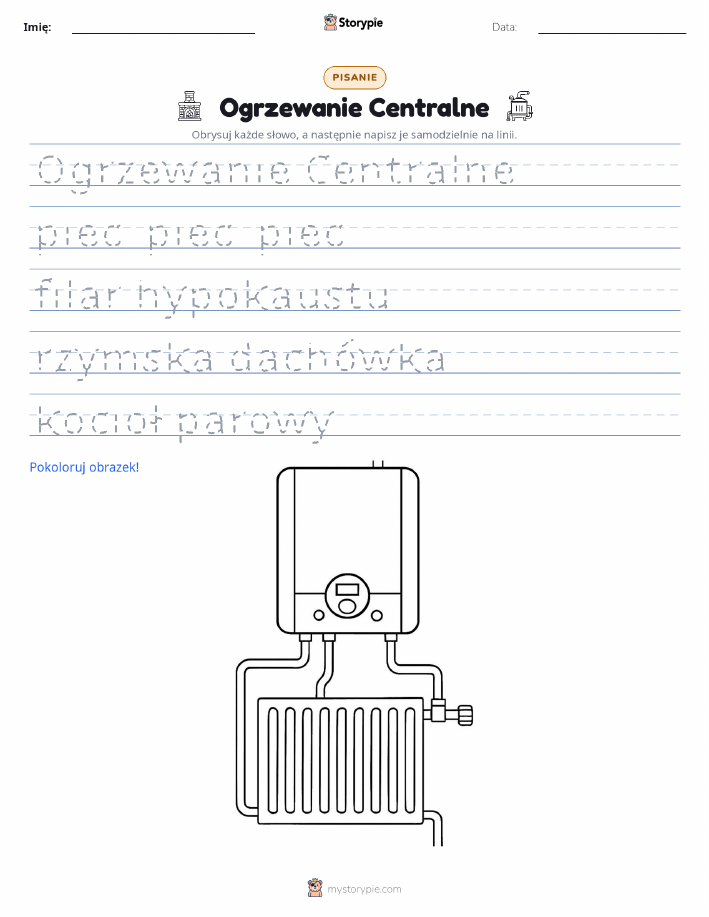 Ćwiczenie Pisania