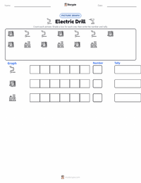 Electric Drill printable worksheet preview