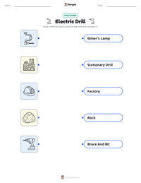 Electric Drill printable worksheet preview