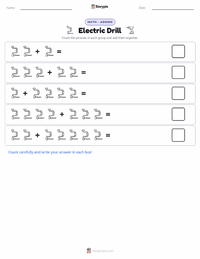 Electric Drill printable worksheet preview