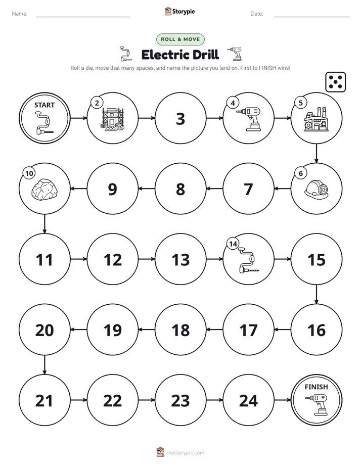Roll & Move Game