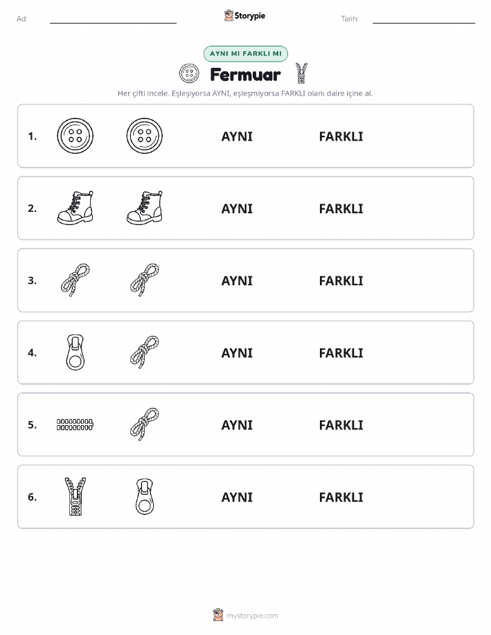 Aynı mı Farklı mı