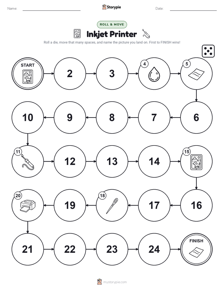Roll & Move Game