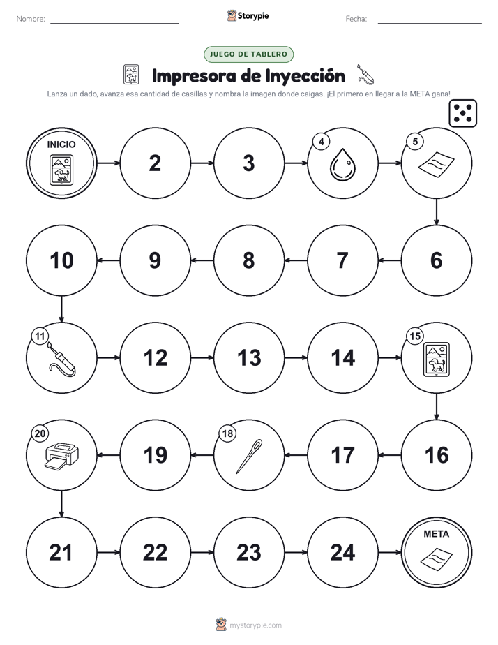 Juego de Rueda y Avanza