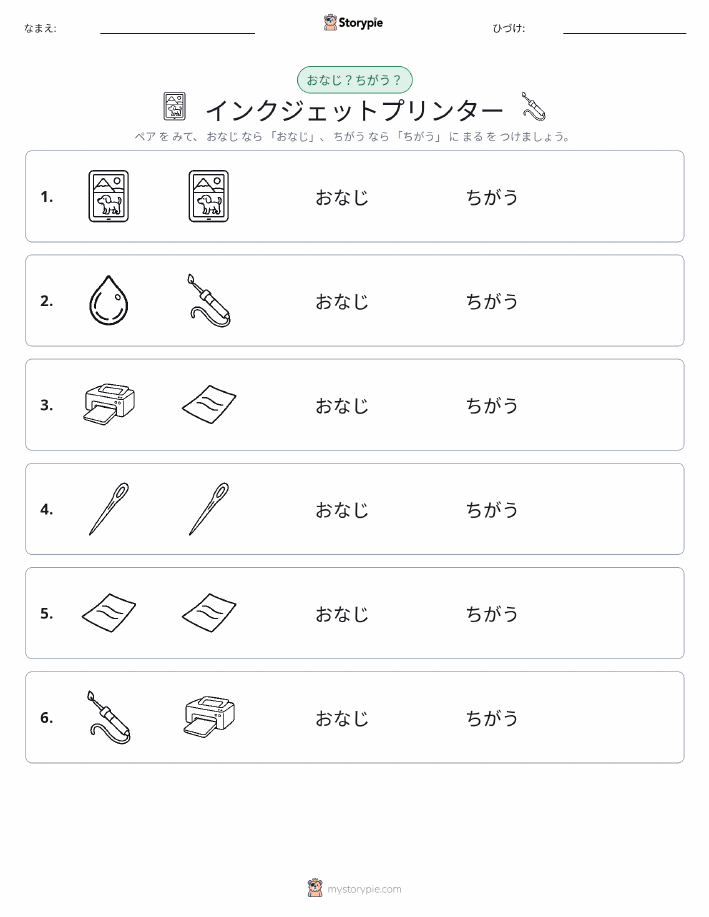 同じか違うか