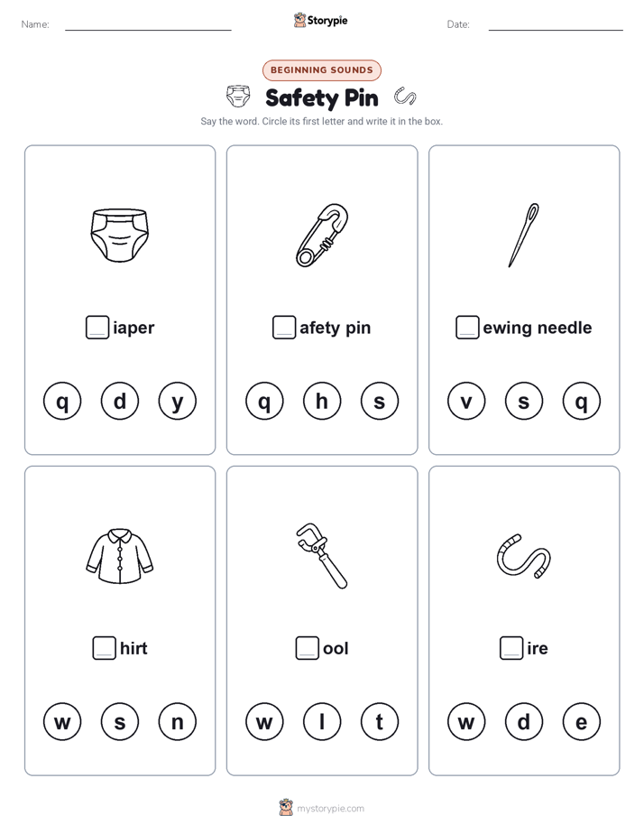 Beginning Sounds