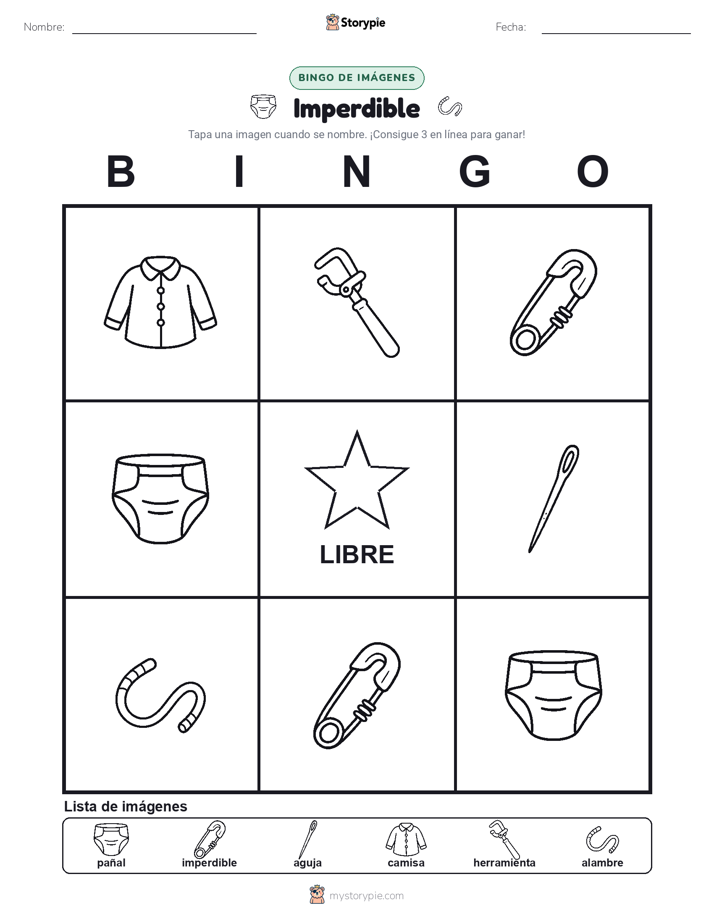 Bingo de Imágenes