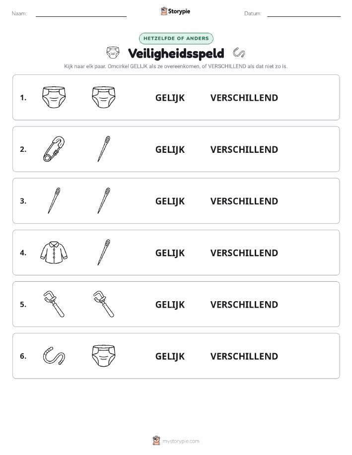 Zelfde of Verschillend