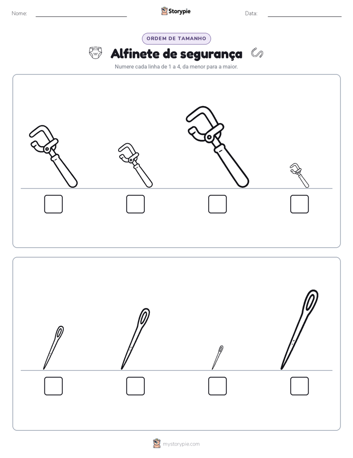 Ordem de Tamanho