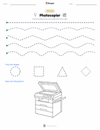 Photocopier printable worksheet preview