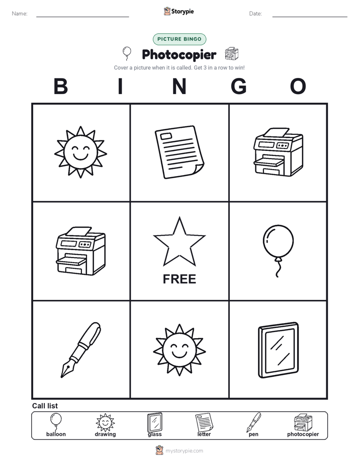 Picture Bingo