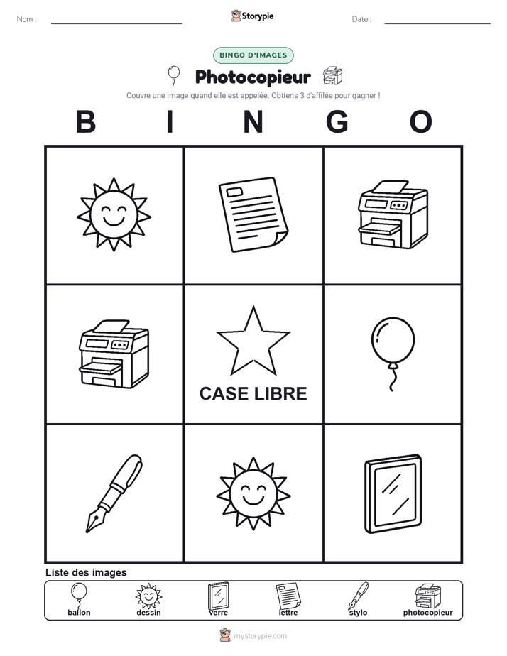Bingo d'Images