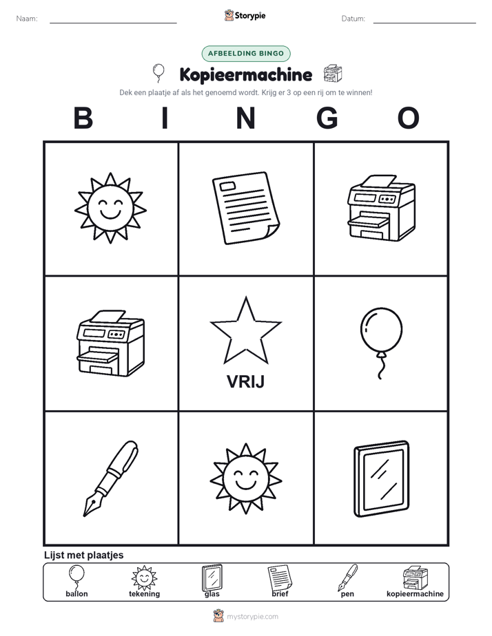 Afbeelding Bingo
