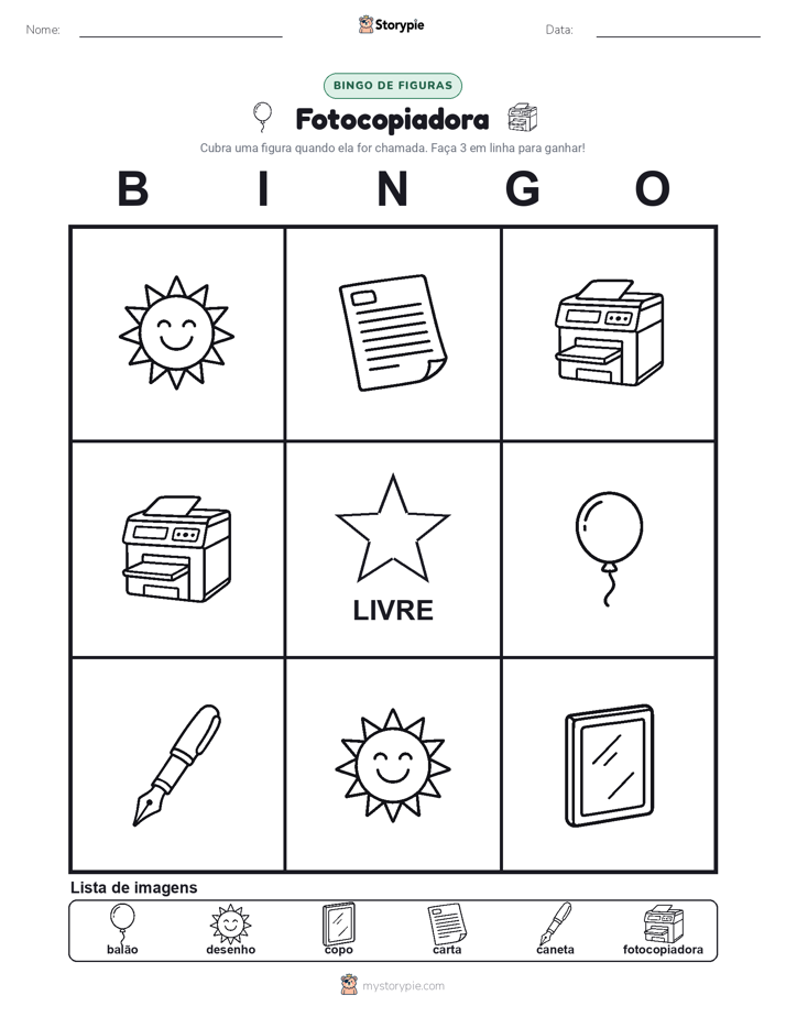 Bingo de Imagens
