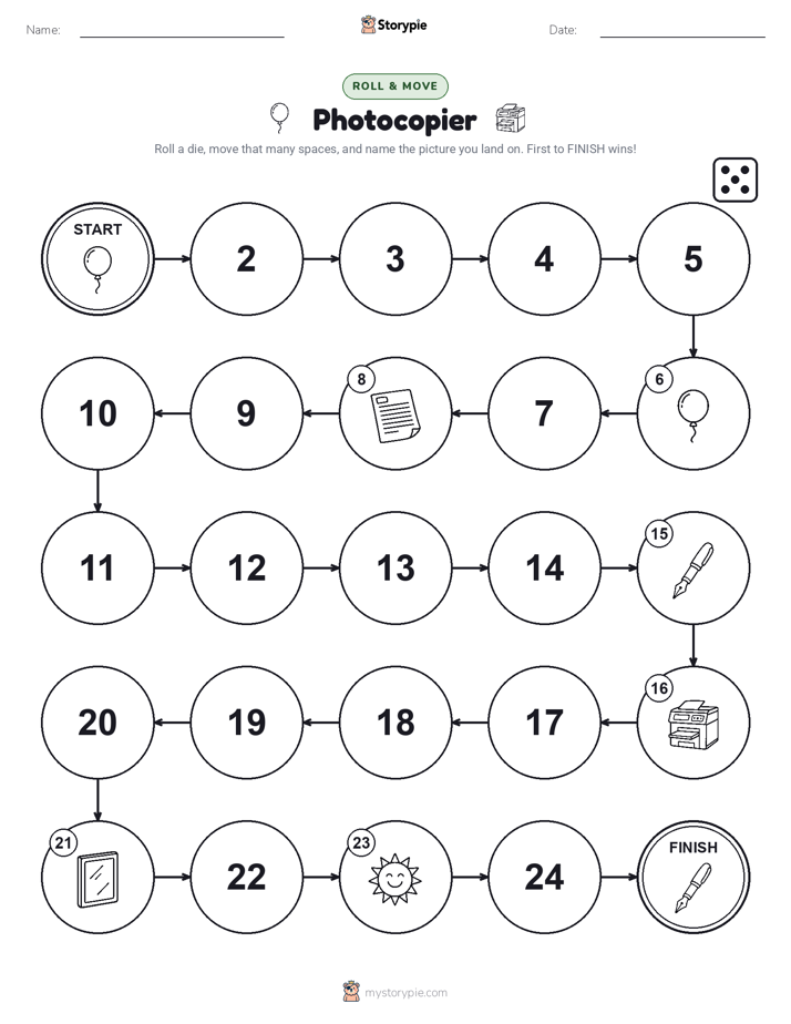 Roll & Move Game