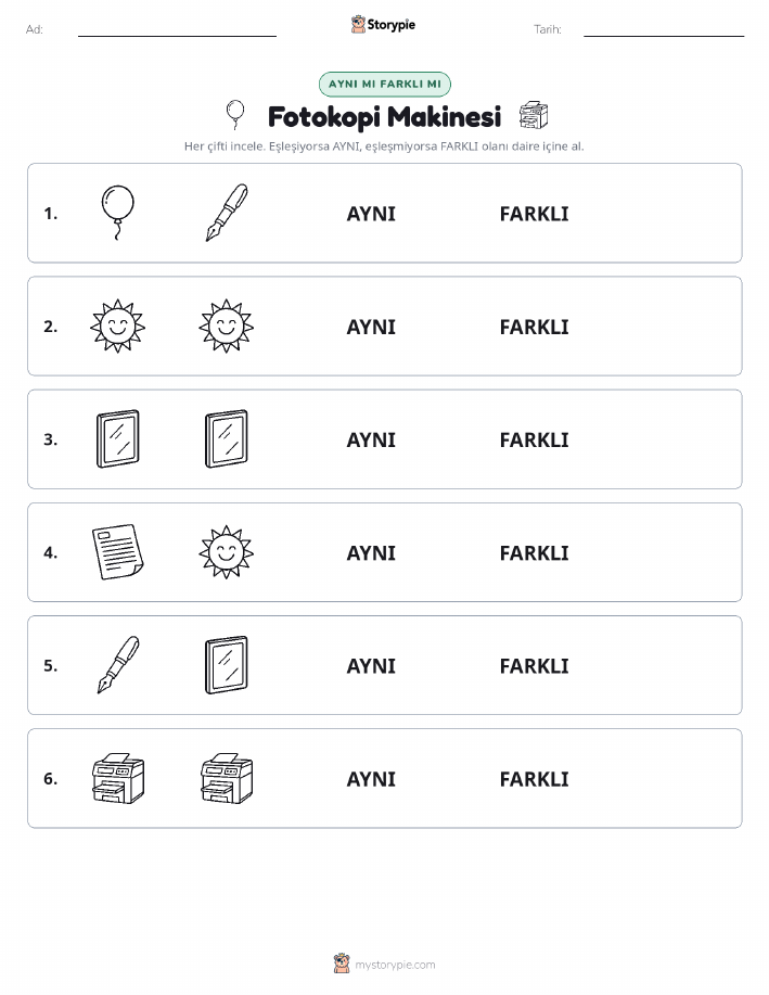 Aynı mı Farklı mı