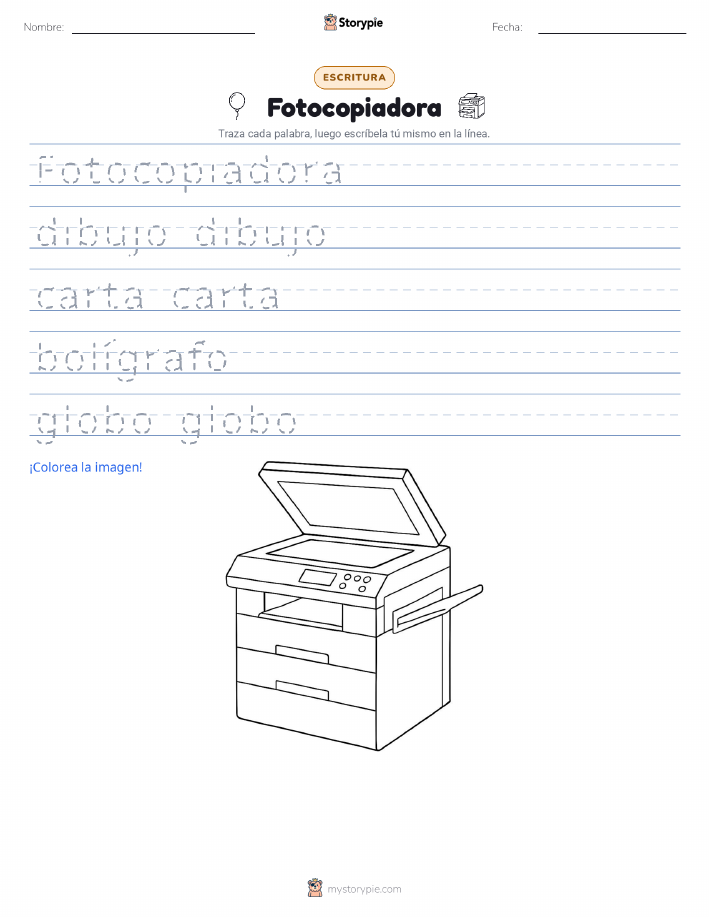 Práctica de Escritura