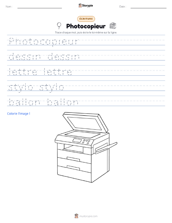 Pratique d'écriture