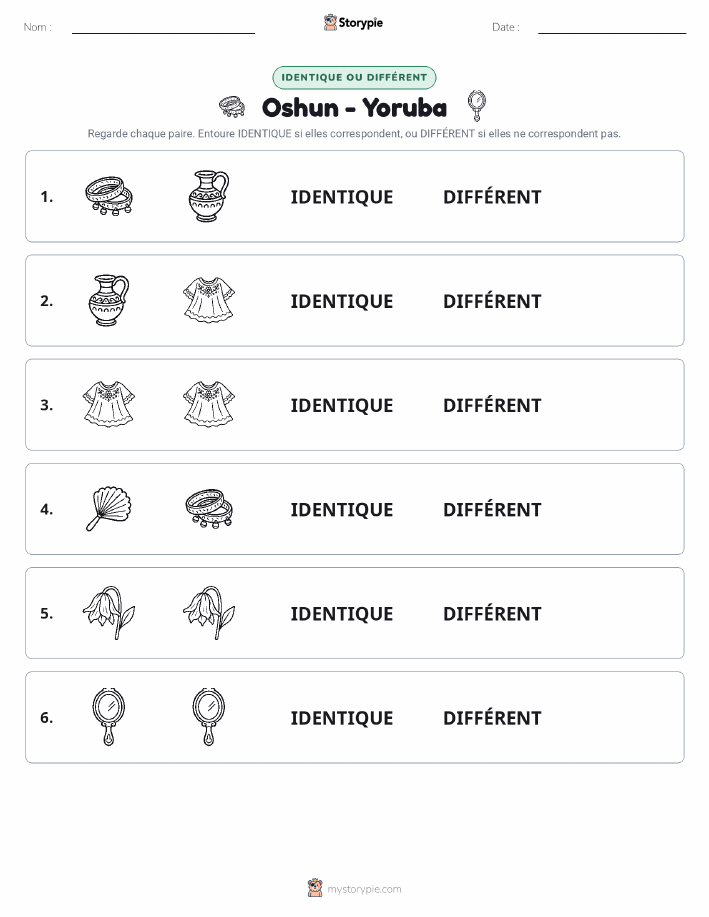 Identique ou Différent
