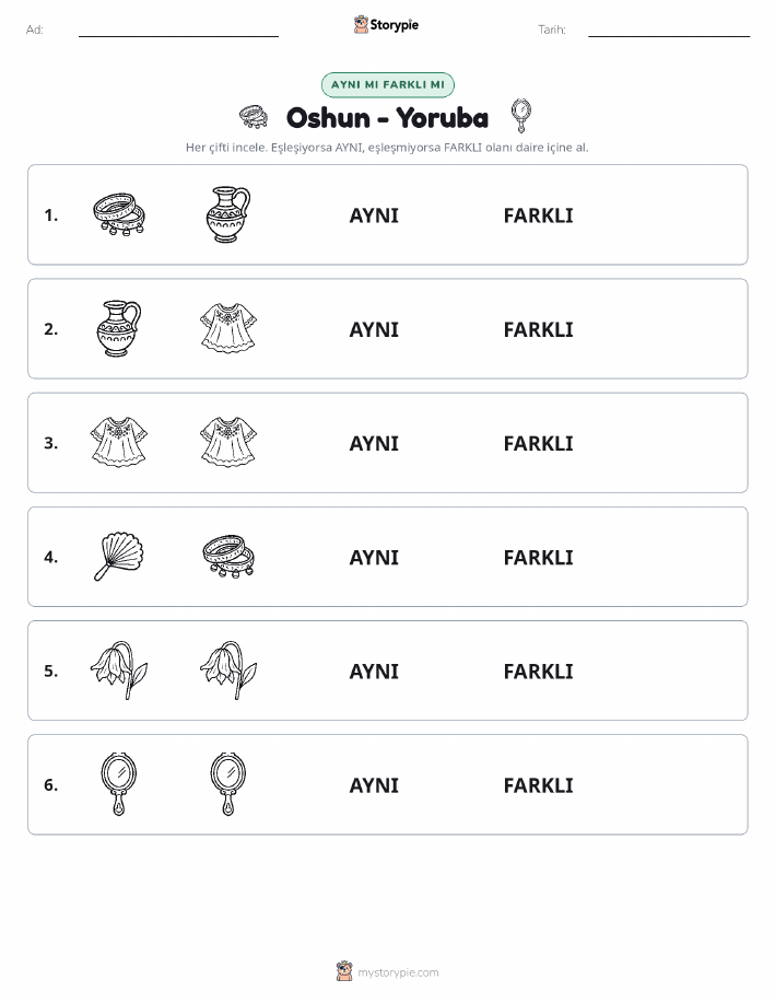 Aynı mı Farklı mı