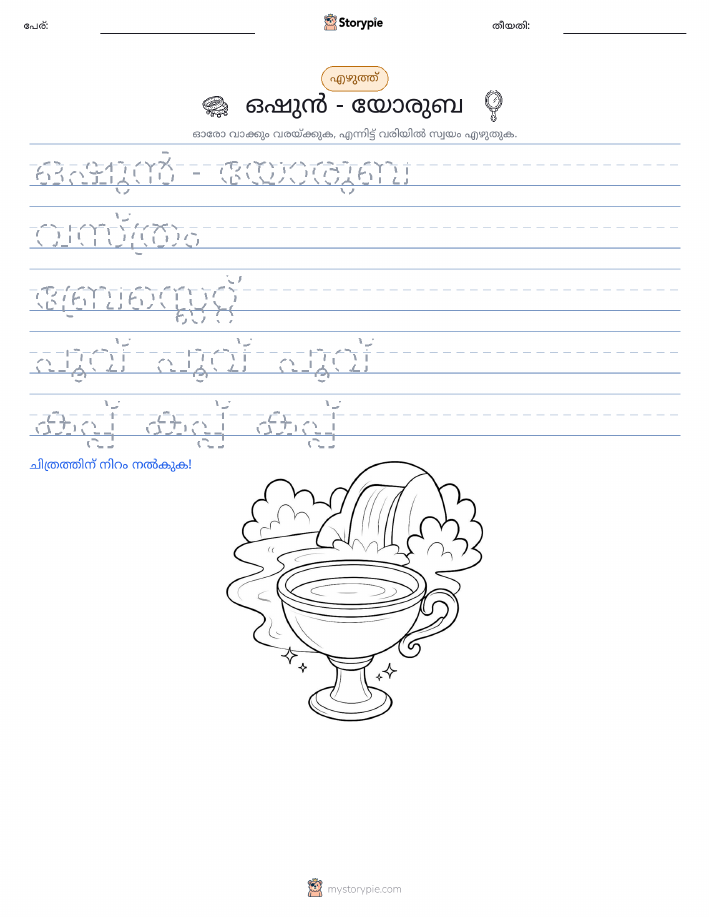 എഴുത്ത് പരിശീലനം