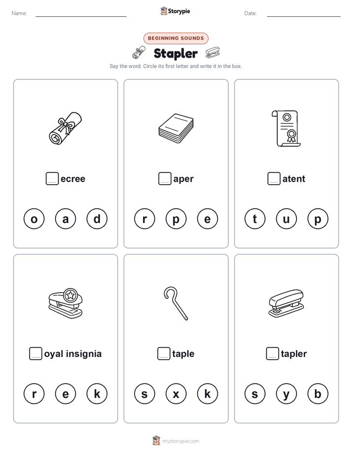 Beginning Sounds