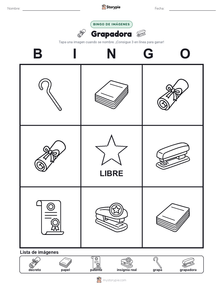 Bingo de Imágenes