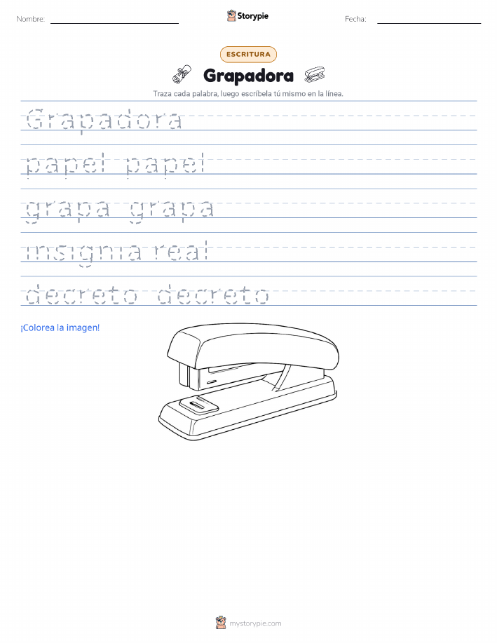 Práctica de Escritura