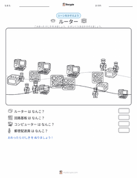 ルーター の印刷可能ワークシートプレビュー