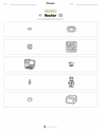 Router printable worksheet preview