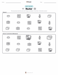 Router printable worksheet preview