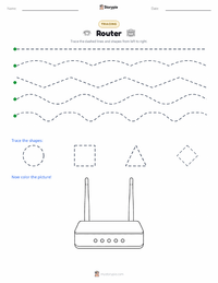 Router printable worksheet preview