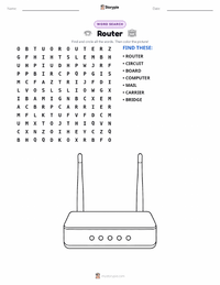 Router printable worksheet preview