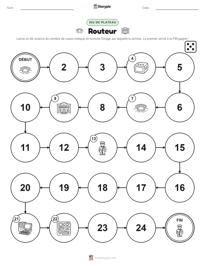 Jeu de Rouler & Avancer