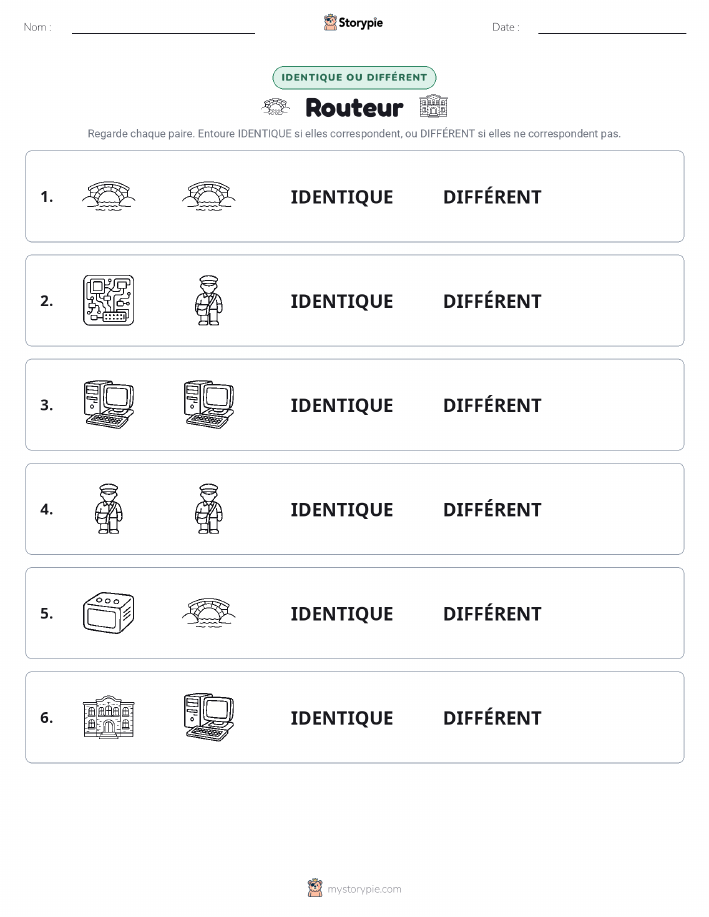 Identique ou Différent