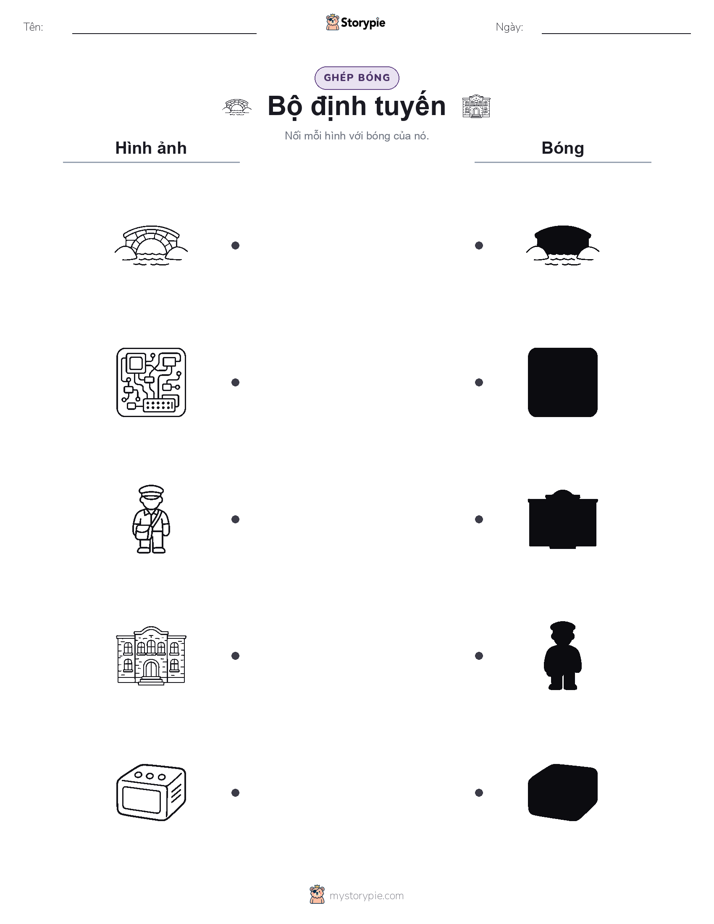Ghép Hình Bóng